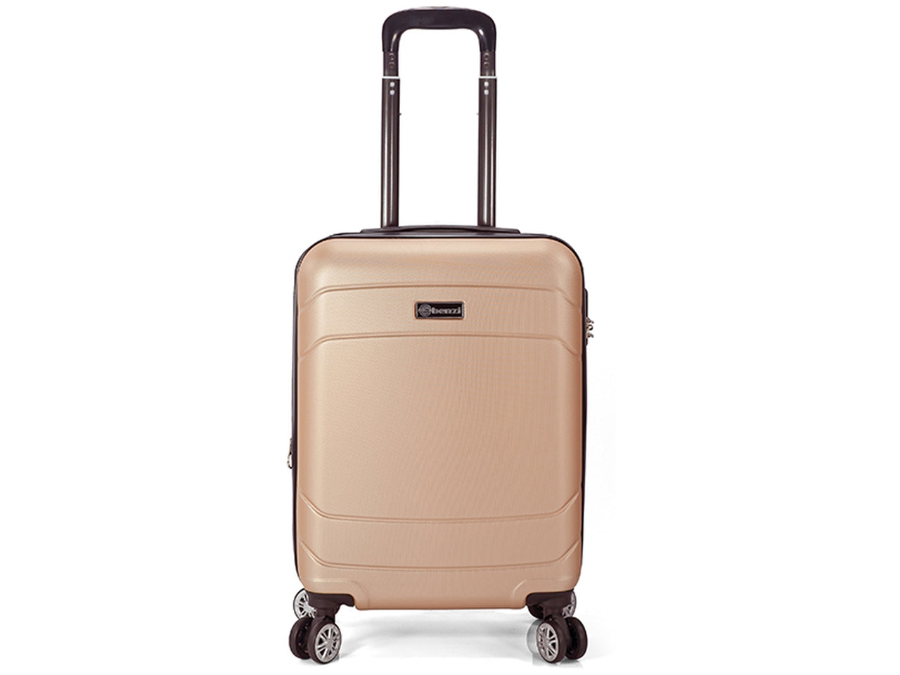Trolley in abs 55xh.37x20 cerniera per estendere la capacita' da 35lt a 39lt con 4 ruote