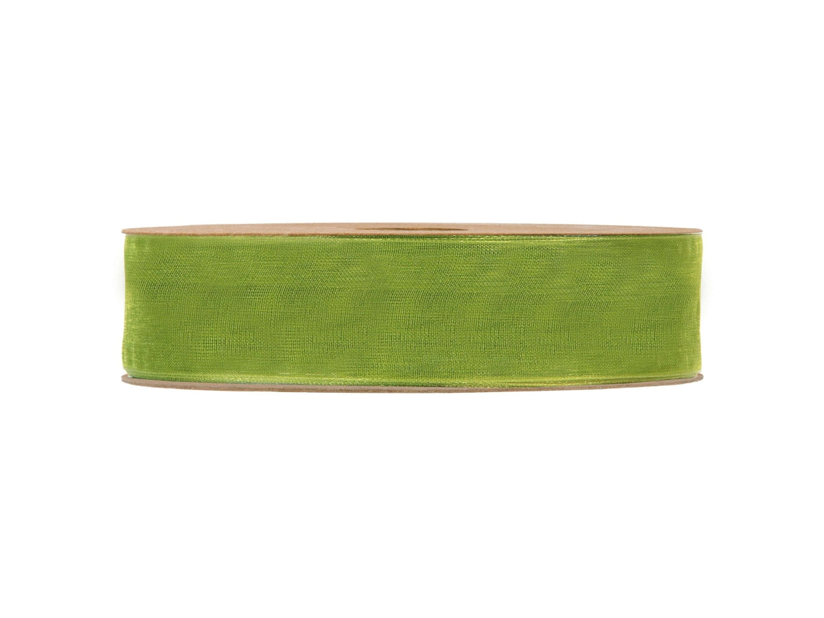 Nastro organza opaco 2,5cmx20mt verde oliva