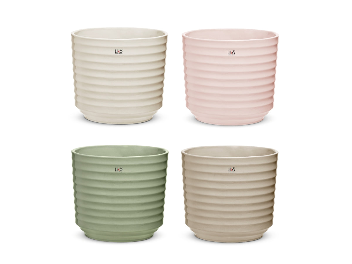 Amy cachepot d.21,5xh.19,5cm in 4 assortimenti