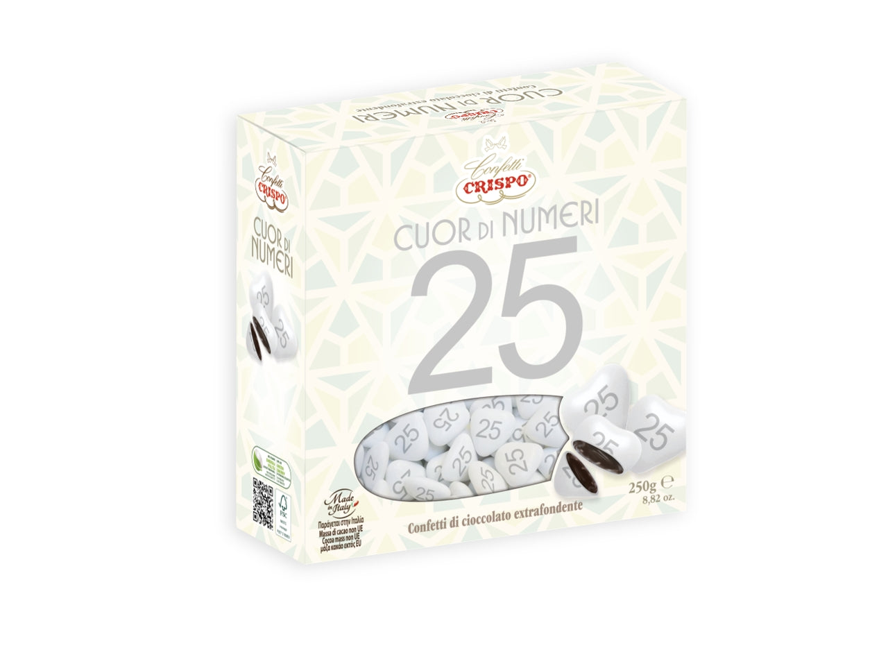 Confetti cuor di numeri 25 250gr