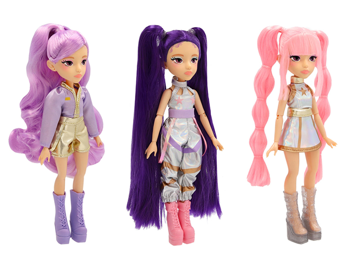 K Pop Idol fashion dolls 3 assimenti