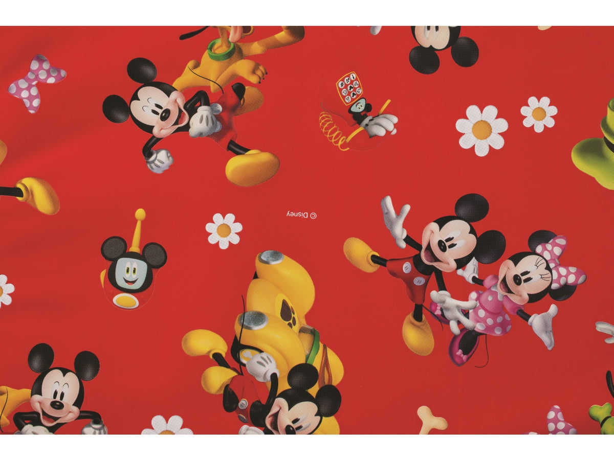 Rotolo carta regalo topolino 70cmx2mt, fantasie assortite