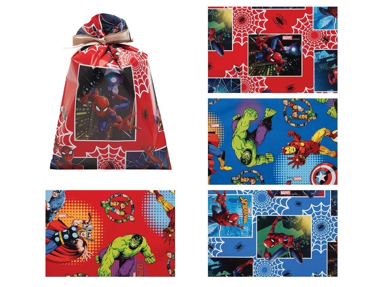 Buste marvel 16x25cm, confezione da 50 pezzi assortite