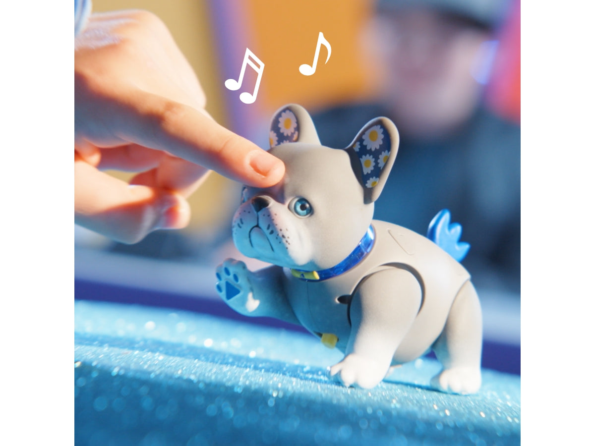 Kibo mini bulldog francese interattivo con oltre 40 suoni touchâactivati e 20 canzoni