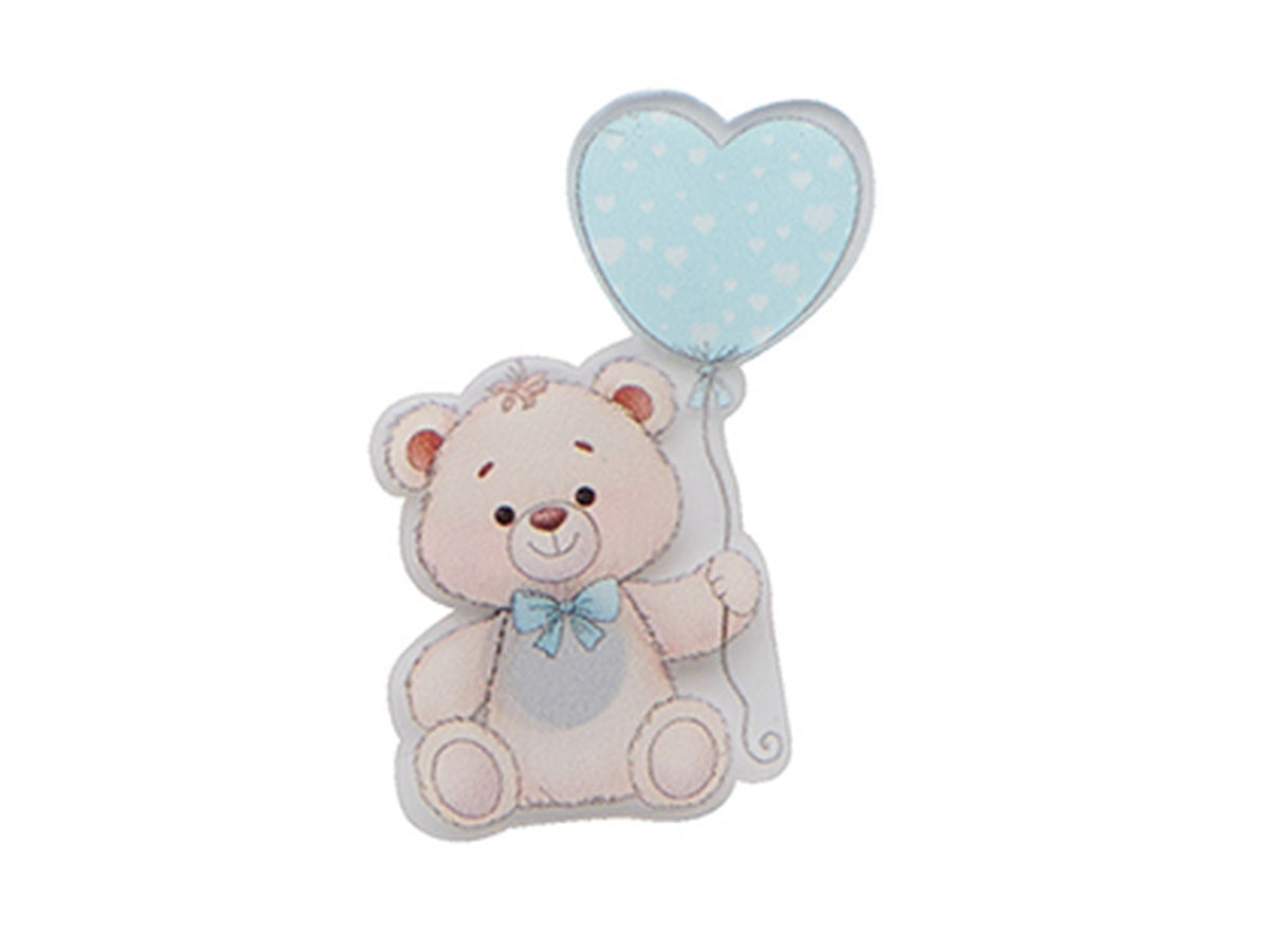 Magnete orso con cuore 4cm boy