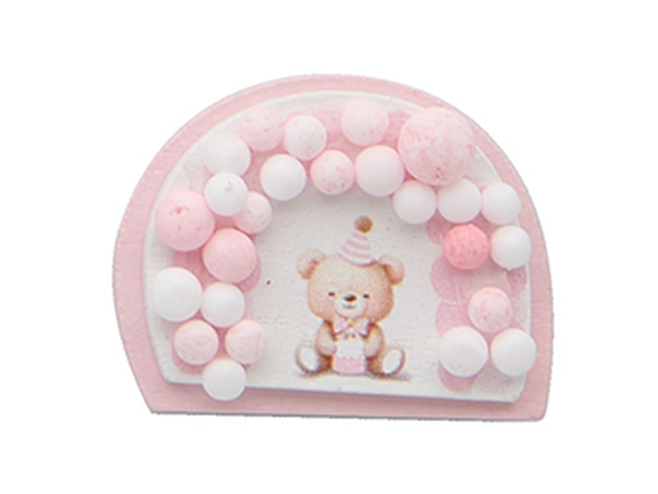 Magnete orsetto con palloncini 3,7cm girl