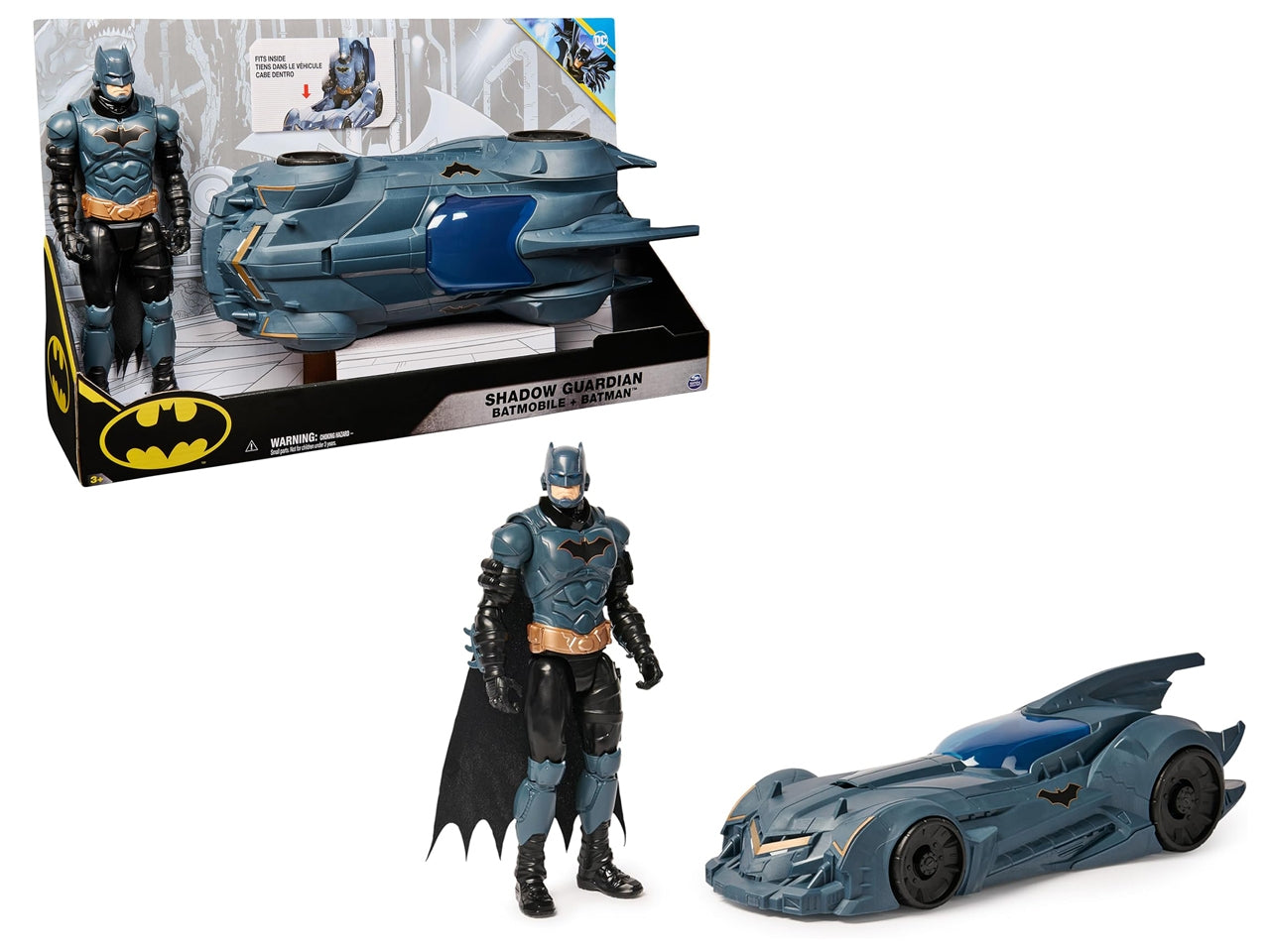 Batman con shadow guardian batmobile