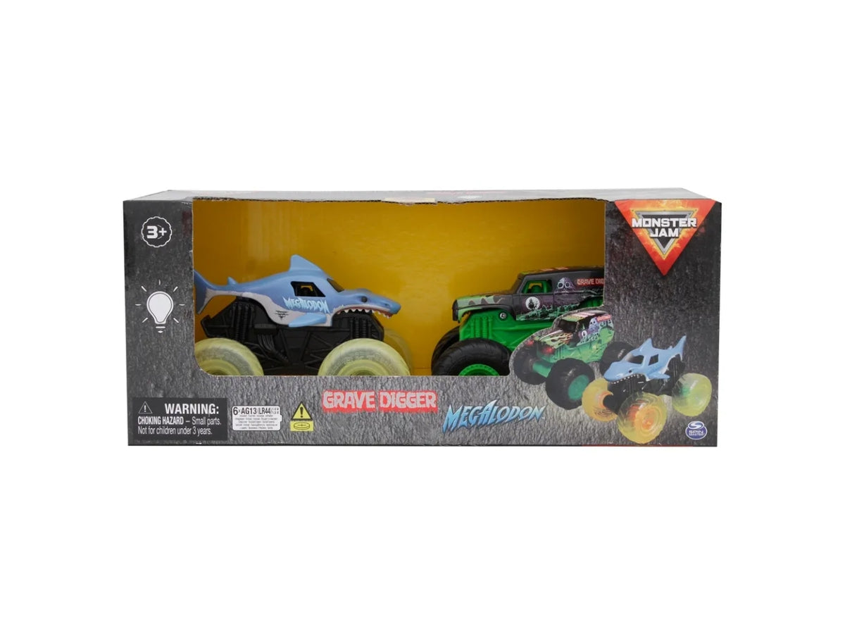 Monster Jam glowing lights scala 1:43