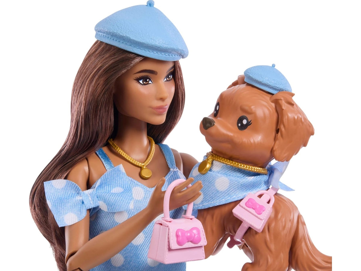 Barbie cuccioli mora azzurra