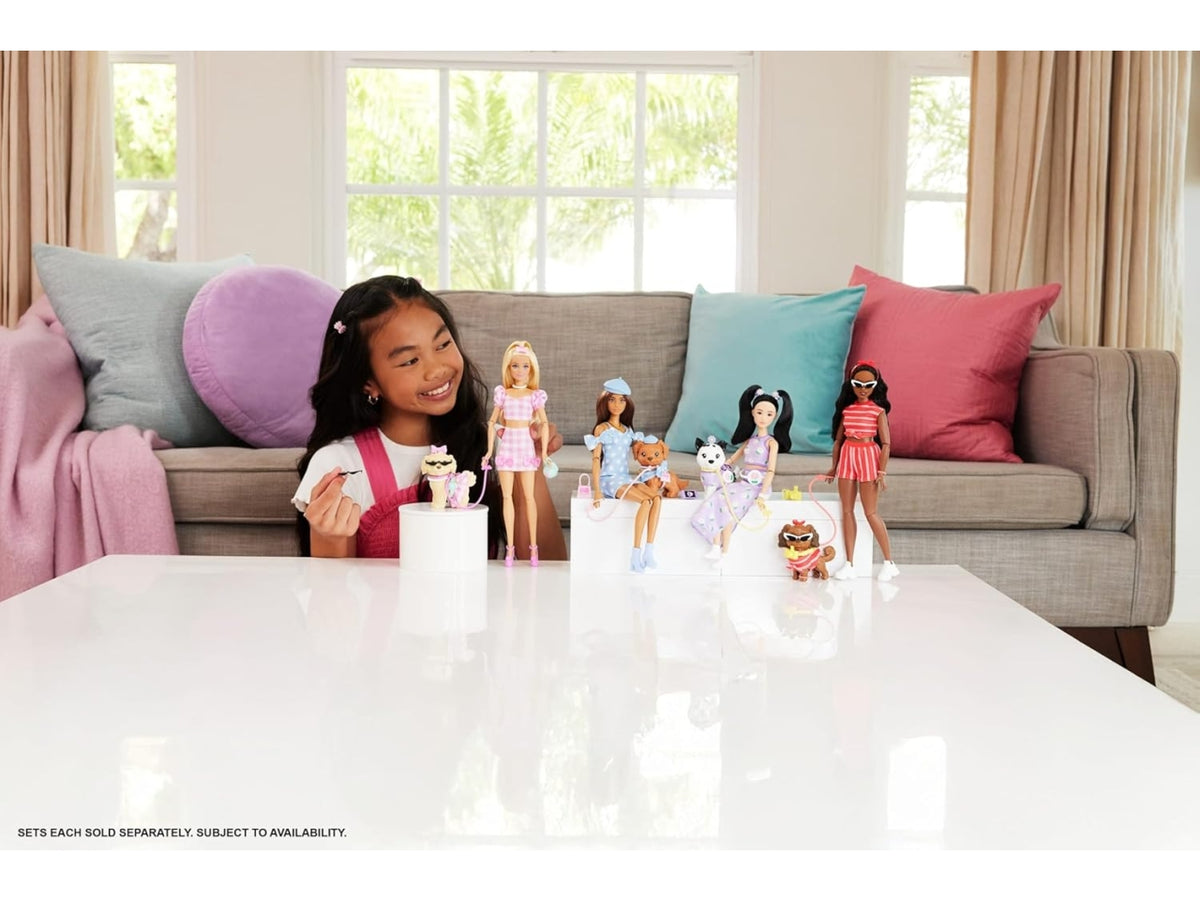 Barbie cuccioli mora azzurra