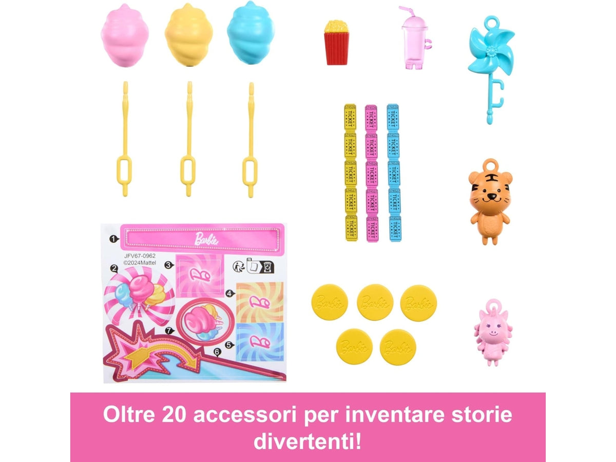 Barbie chiosco zucchero filato