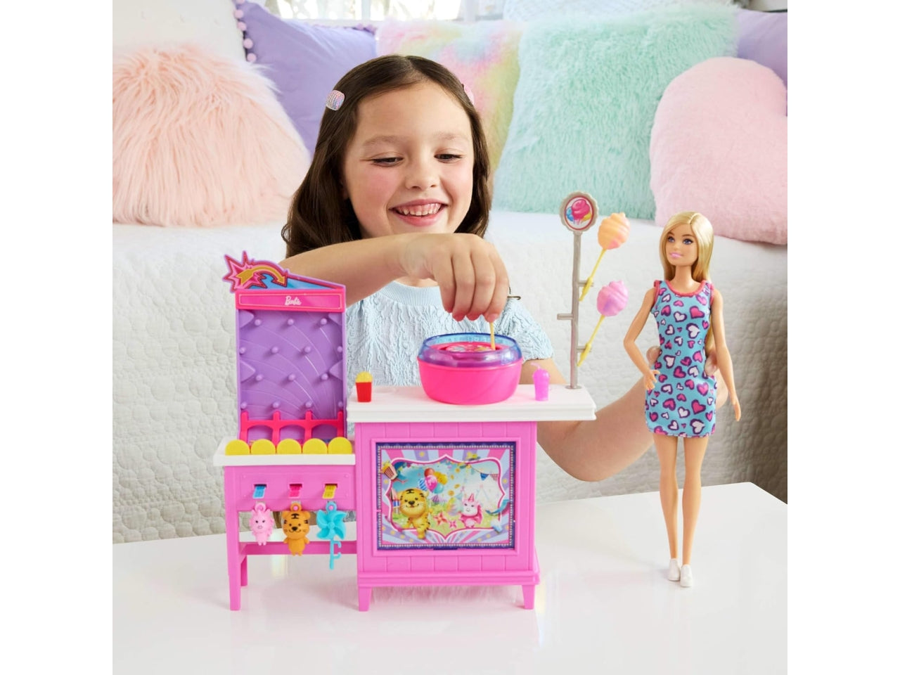 Barbie chiosco zucchero filato
