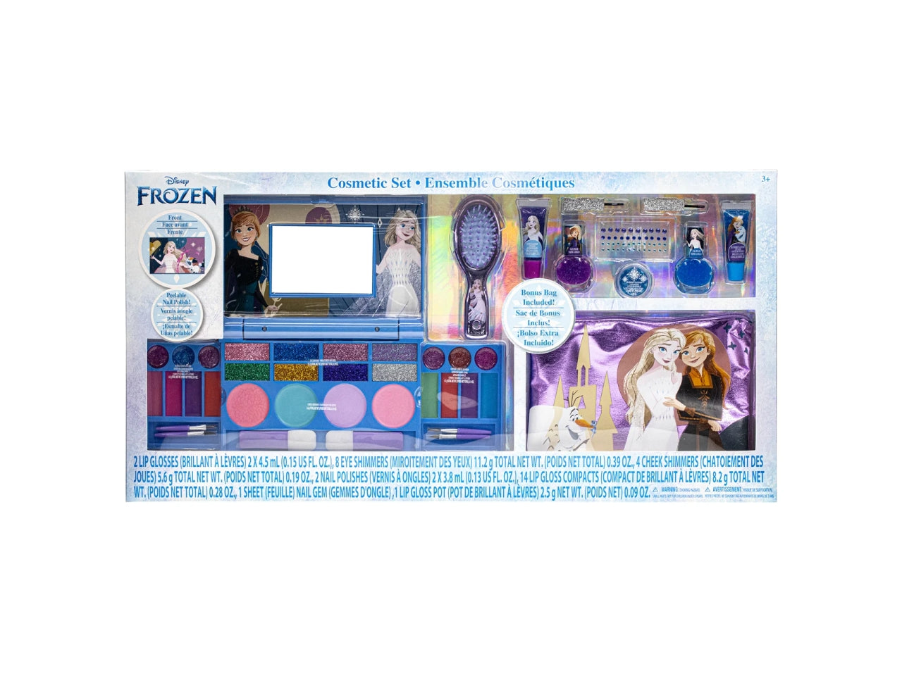 Frozen mega cosmetic set w bonus bag