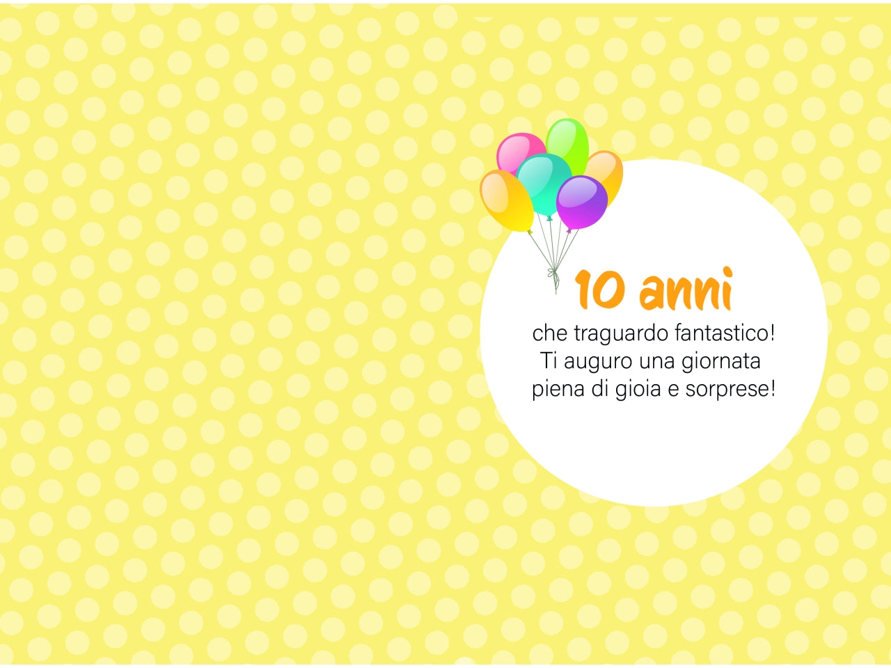Biglietto i migliori anni 10 con applicazione