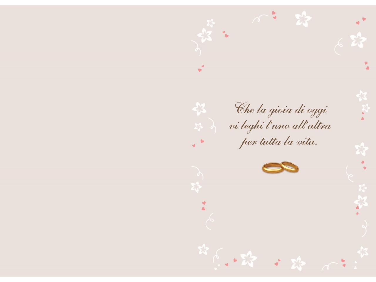 Biglietto felice matrimonio abiti