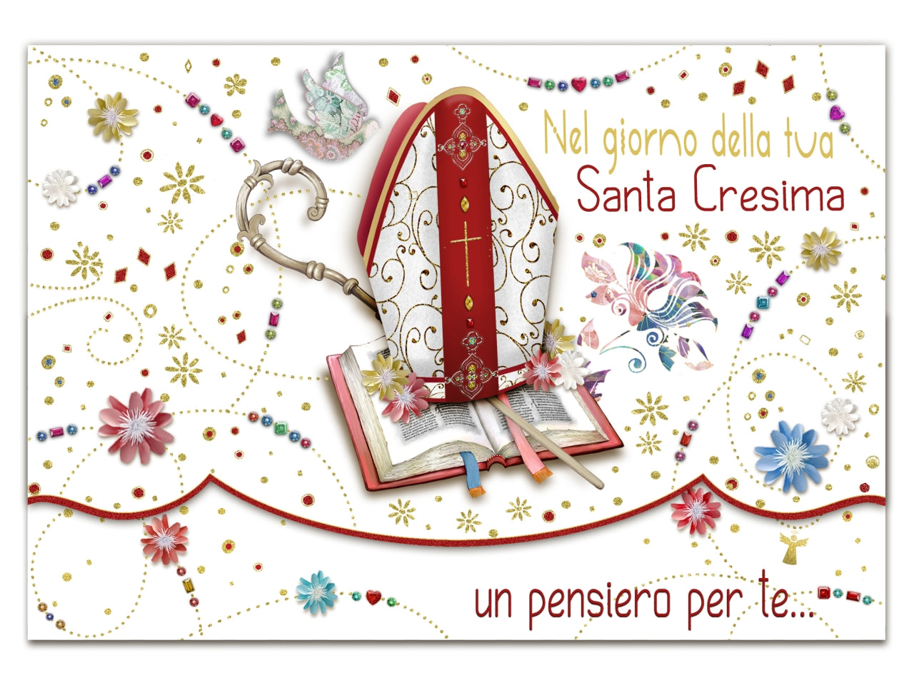 Biglietto portasoldi Santa Cresima