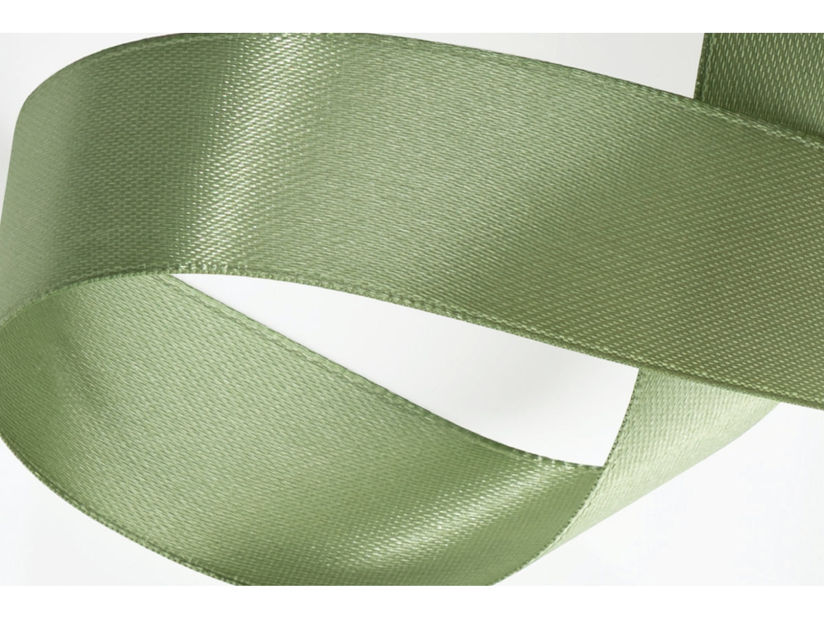 Doppio raso verde salvia 40mmX50mt