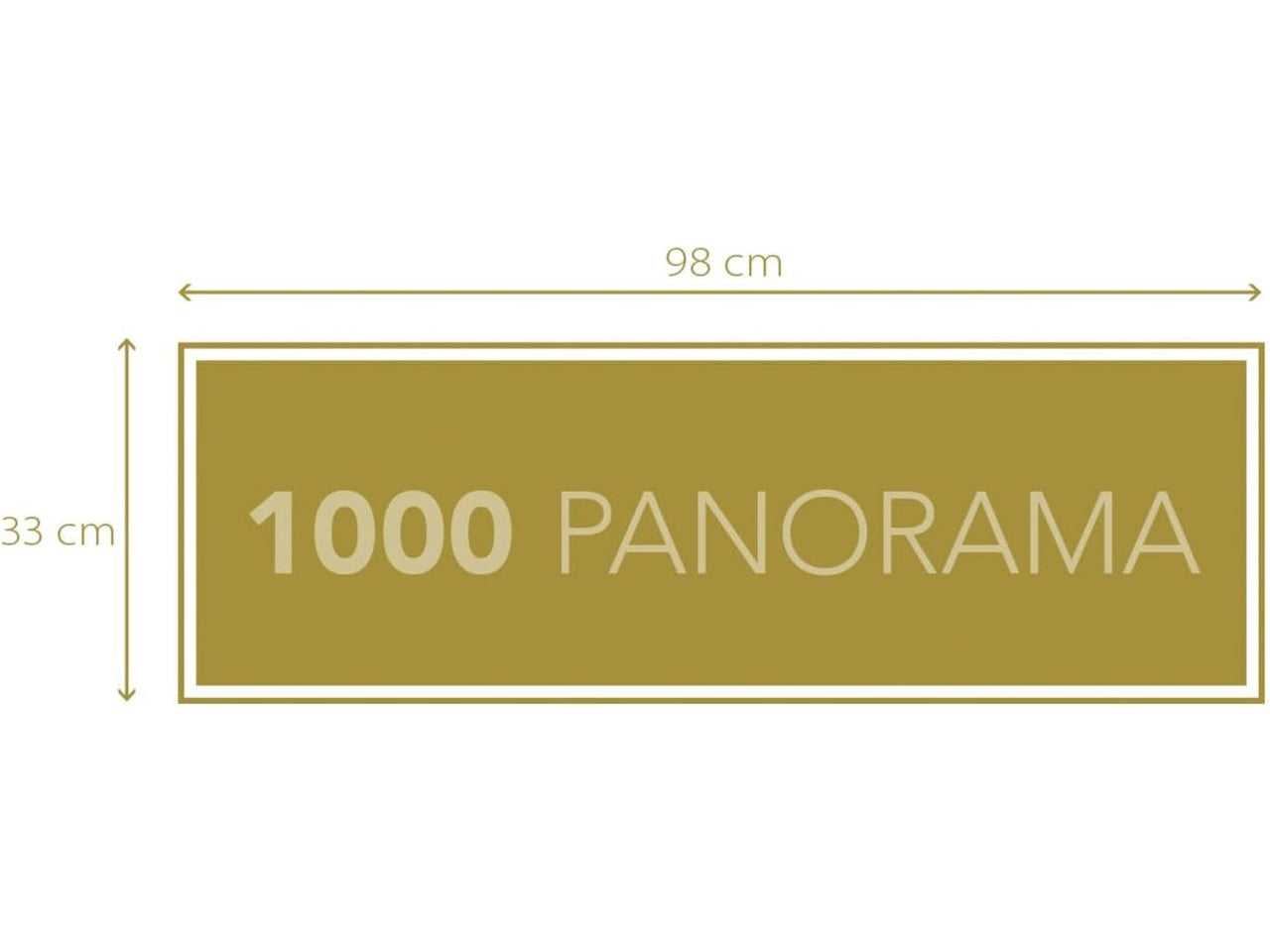 Puzzle 1000 Panorama Mickey&Minnie Compact