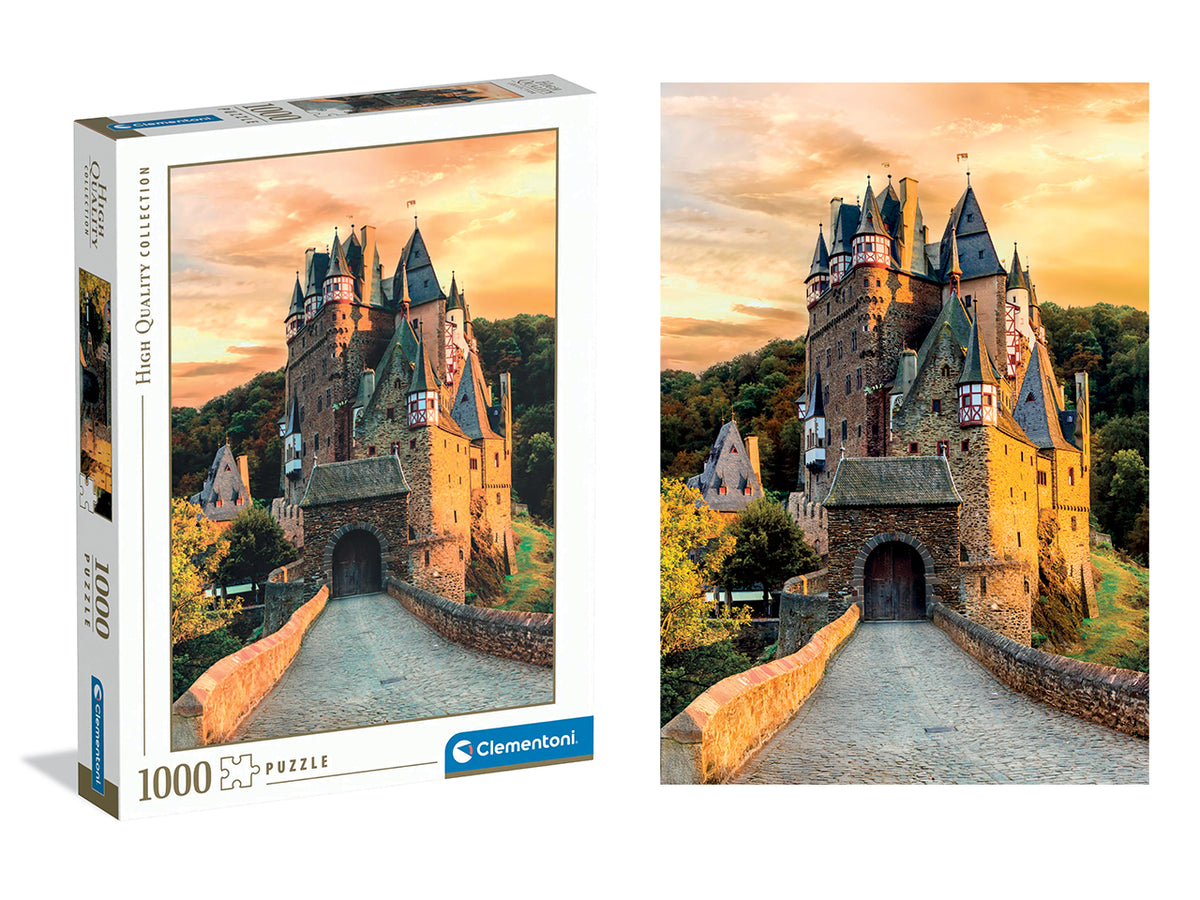Puzzle 1000 Hqc Golden Hour At Eltz Castle