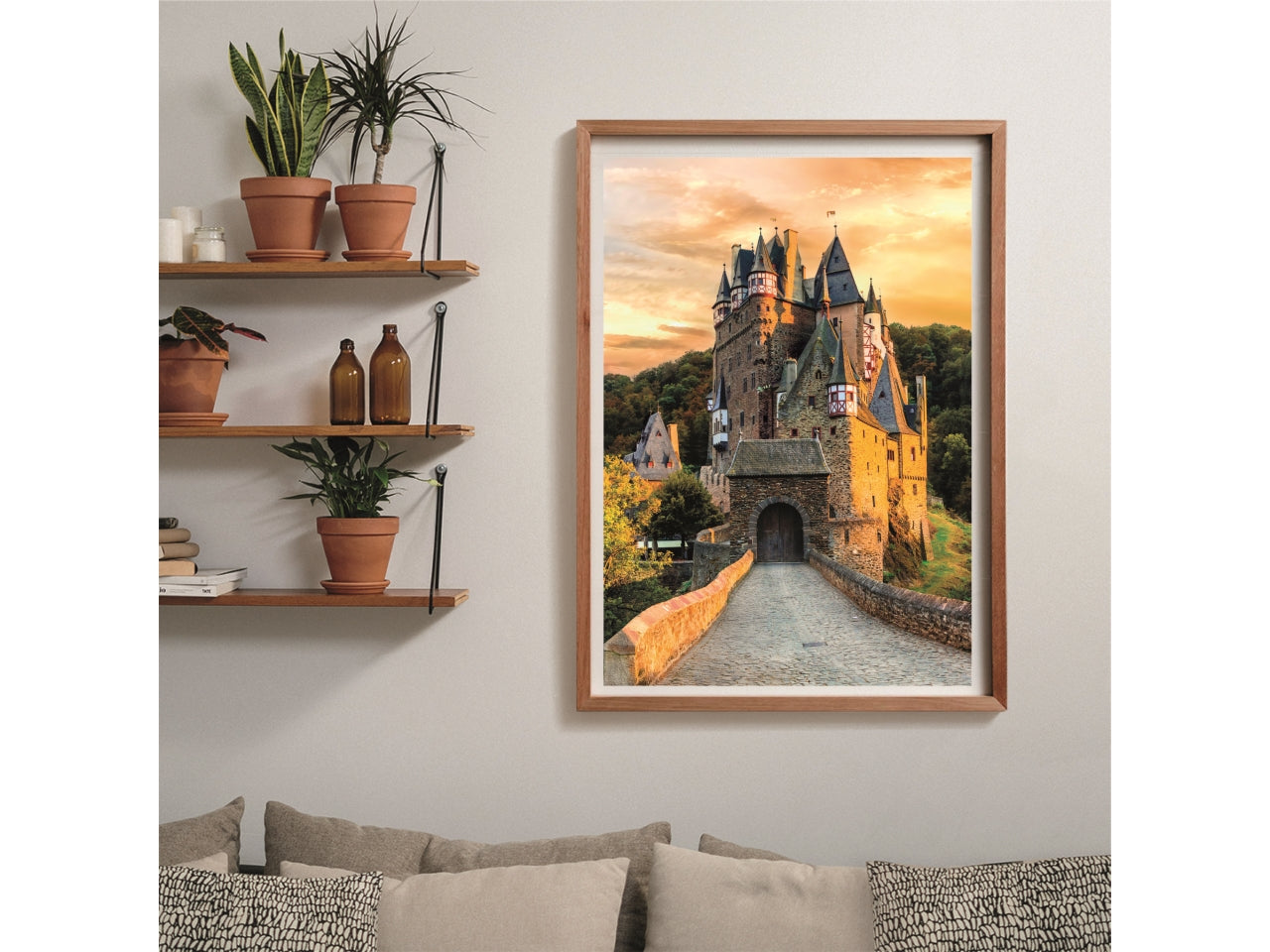 Puzzle 1000 Hqc Golden Hour At Eltz Castle