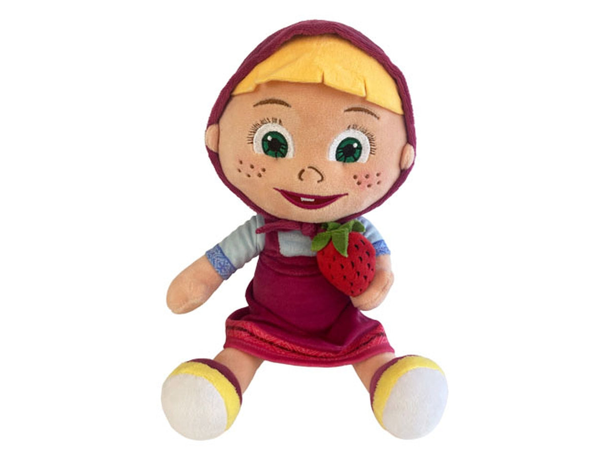 Peluche Masha Con Fragola seduto 25Cm