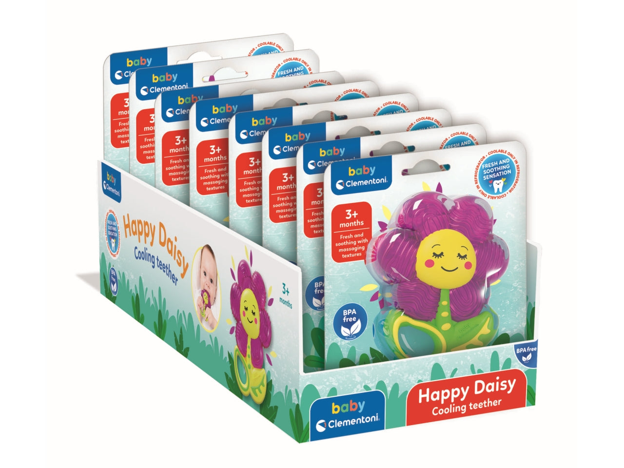 Baby Clementon Refrigerated Flower Teether
