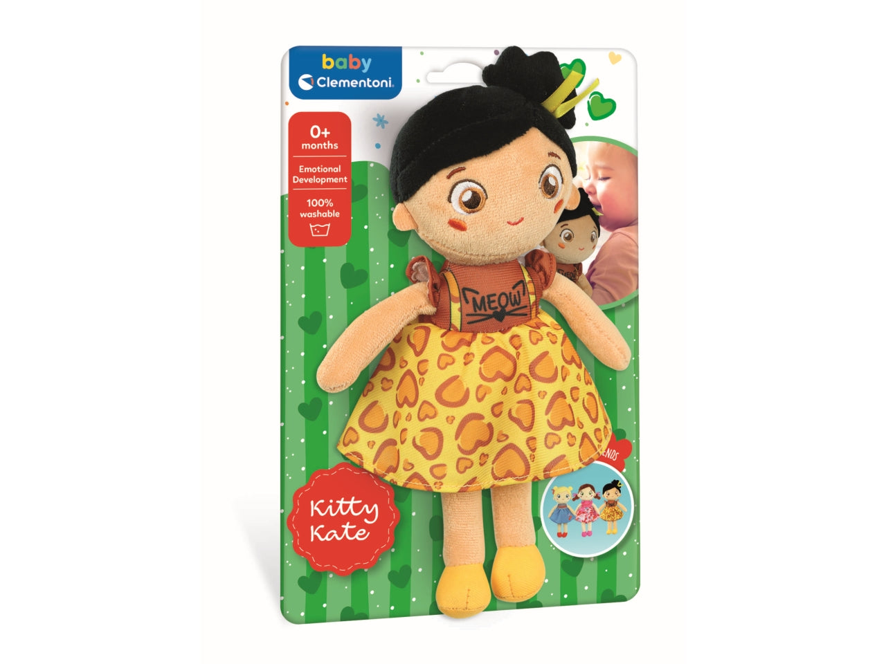 Baby Clementon Plush Soft Doll Kitty Kate