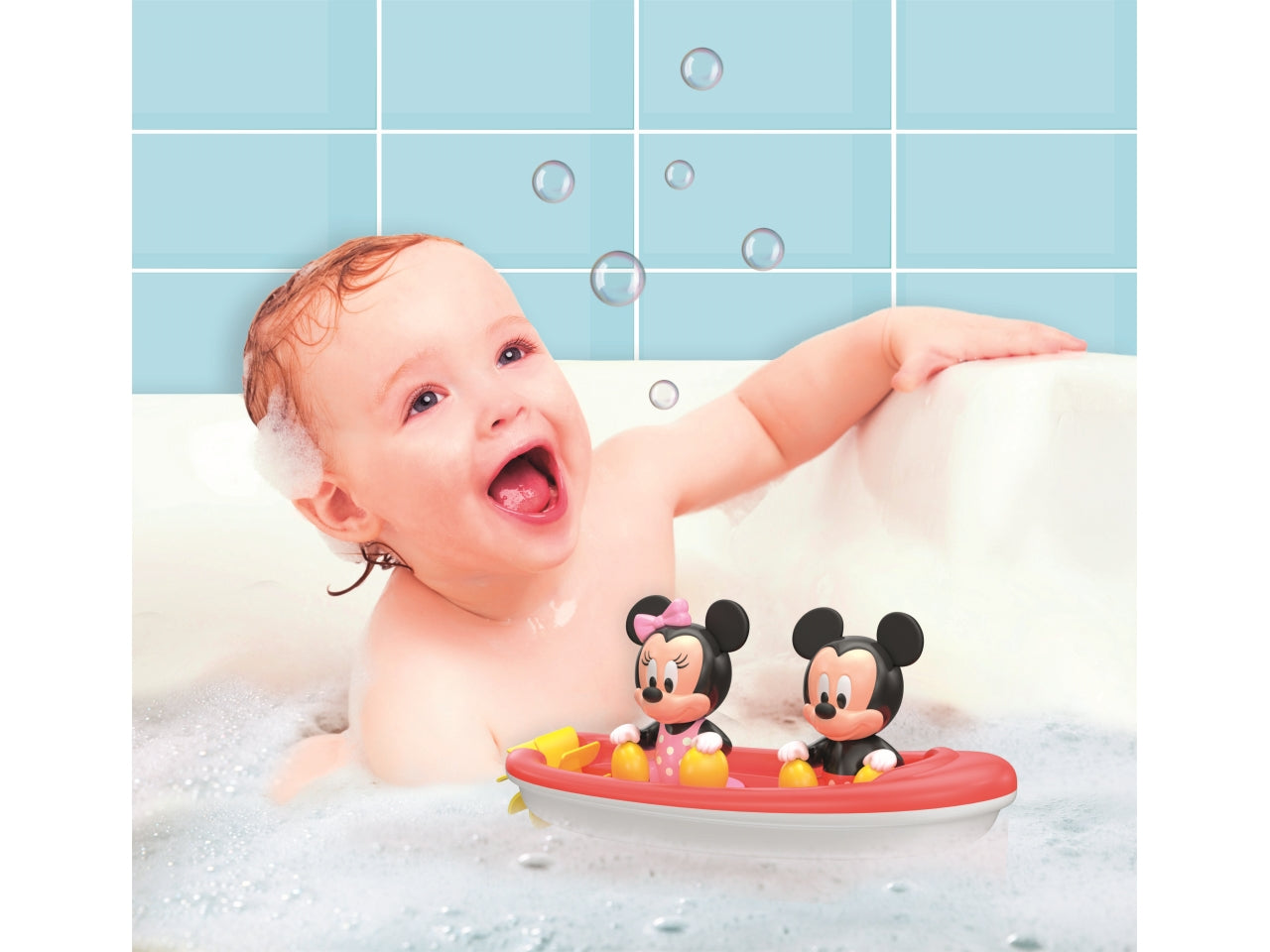 Baby Clementoni Disney Happy Boath Set Mickey Minnie