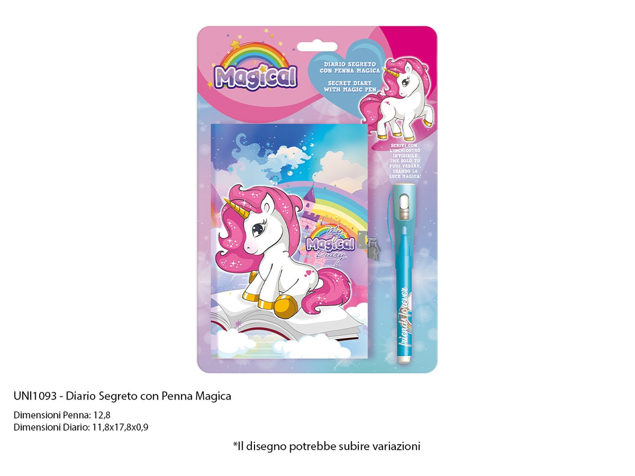 Unicorn Diario con penna