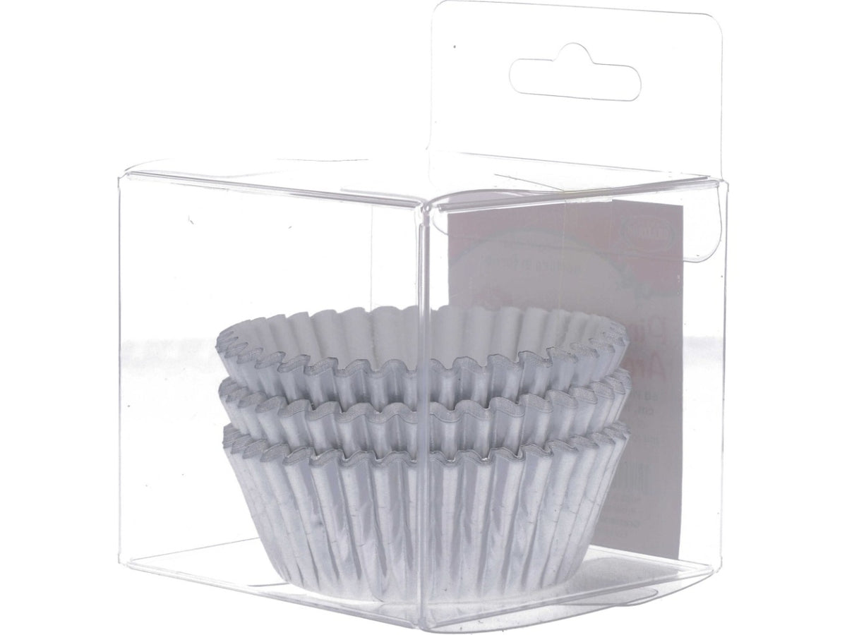Pirottini monocolore argento n.7 set da 50 pirottini