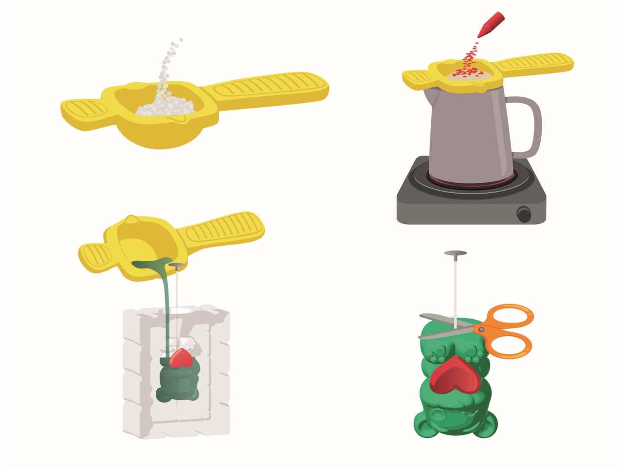 Idea Create Your Candles Bear