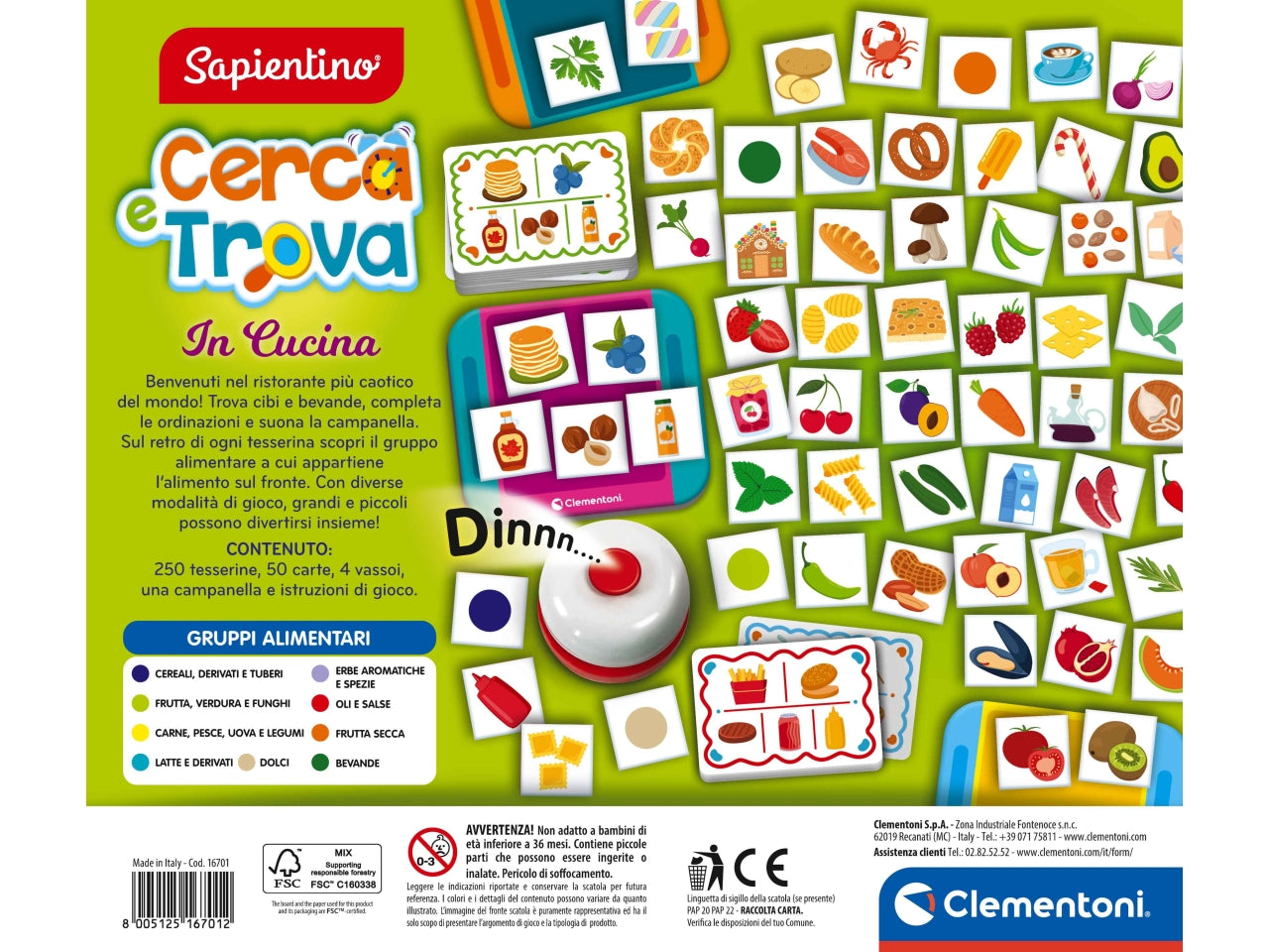 Sapientino cerca e trova in cucina