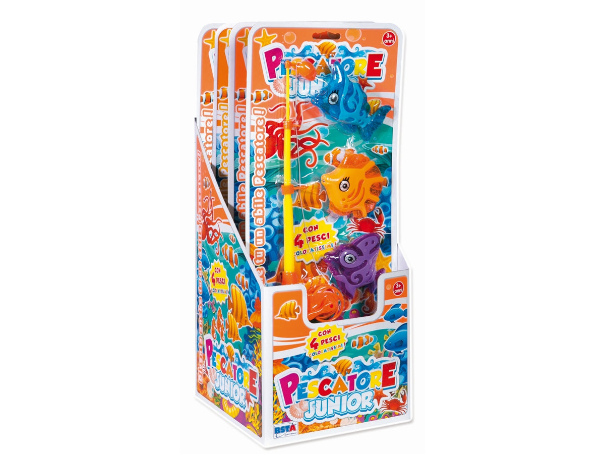 Gioco pesca junior con 4 pesci