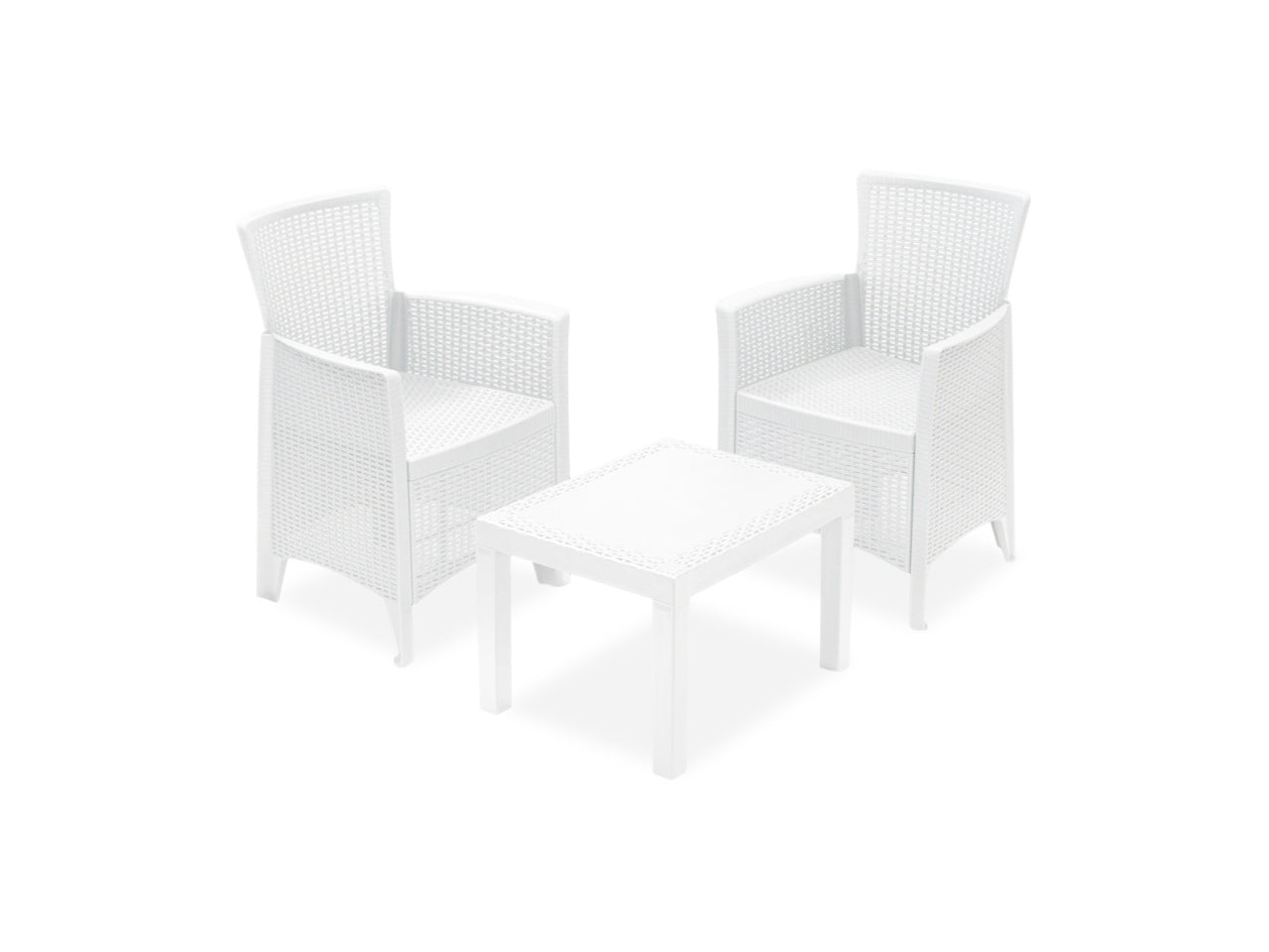 Set forest bianco con cuscino