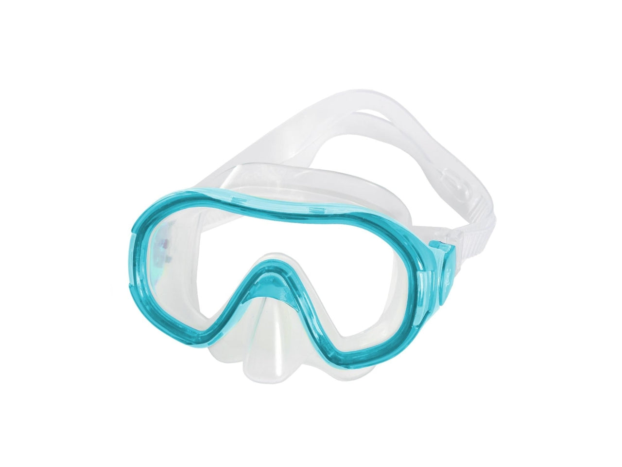 Maschera Funny baby celeste in pvc