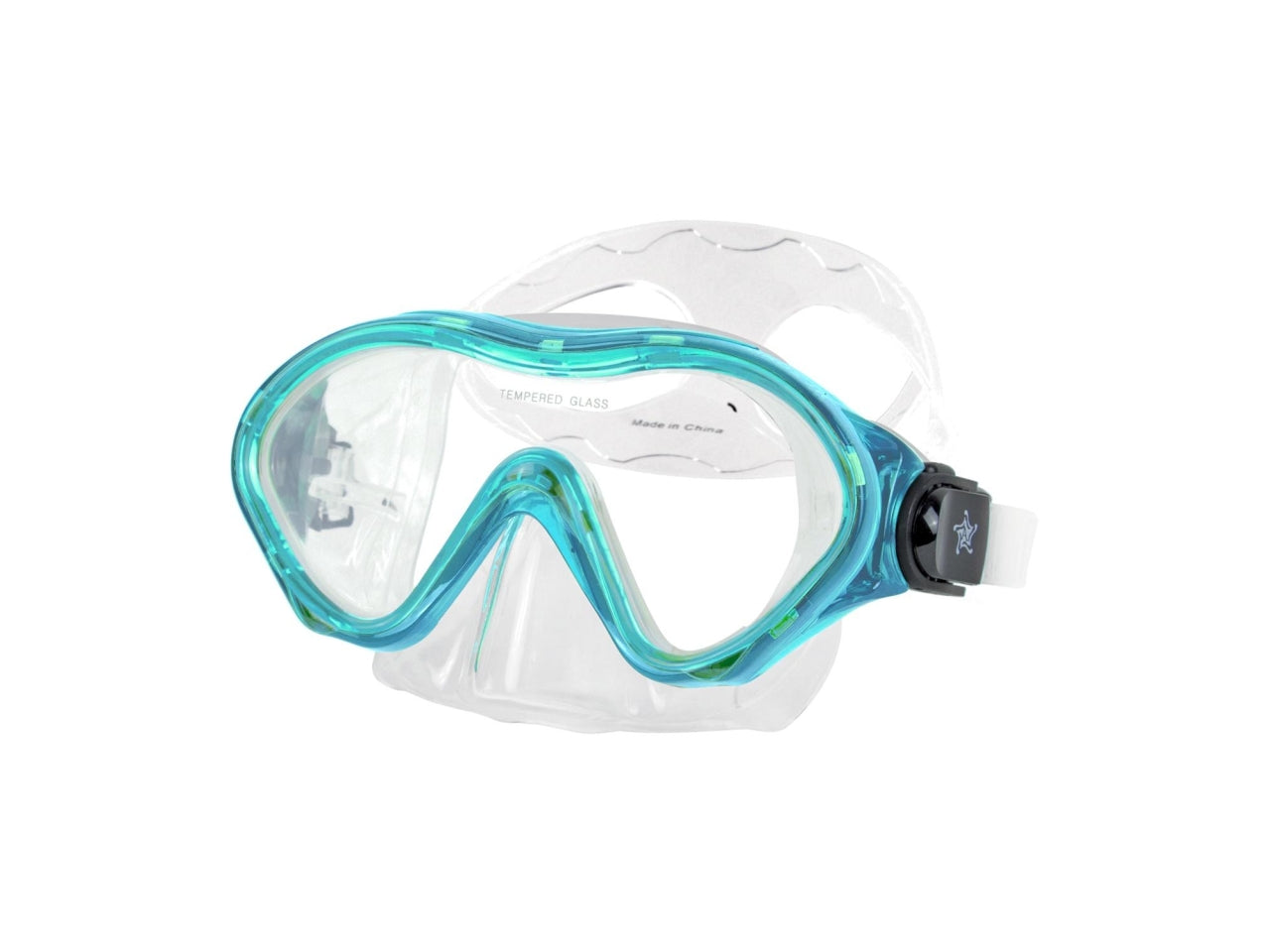 Maschera Kiros baby celeste in pvc