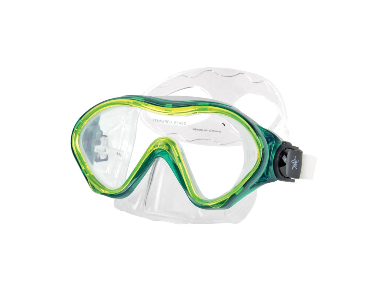 Maschera Kiros baby verde in pvc