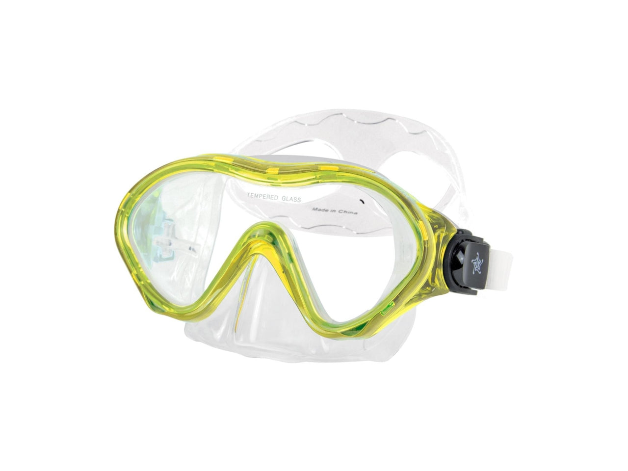 Maschera Kiros baby gialloin pvc