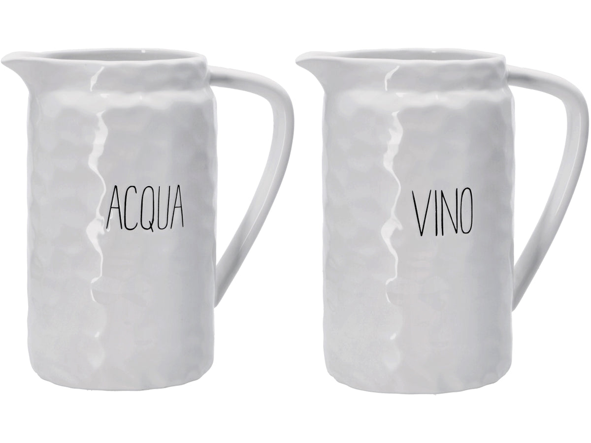 Brocca in ceramica 20x12xh22cm per vino e acqua