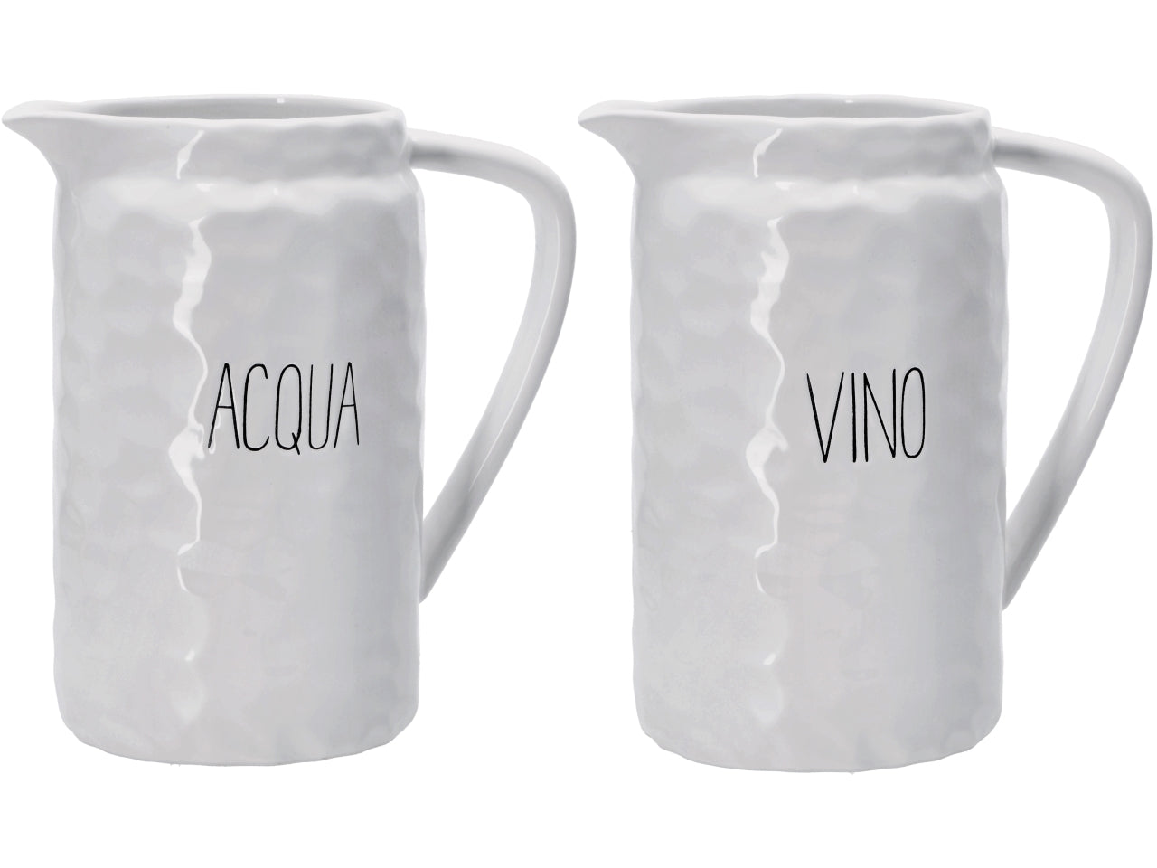Brocca in ceramica 20x12xh22cm per vino e acqua