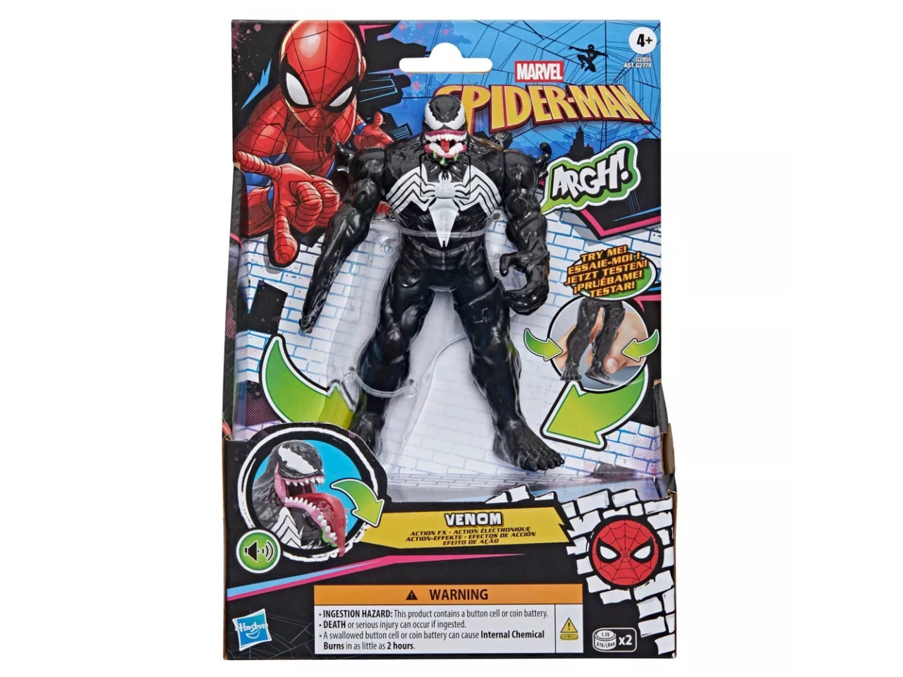 Spider-Man Spider-Man Spd Action Fx 6In Venom Figure