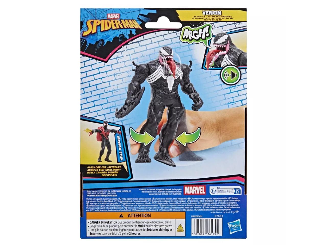 Spider-Man Spider-Man Spd Action Fx 6In Venom Figure