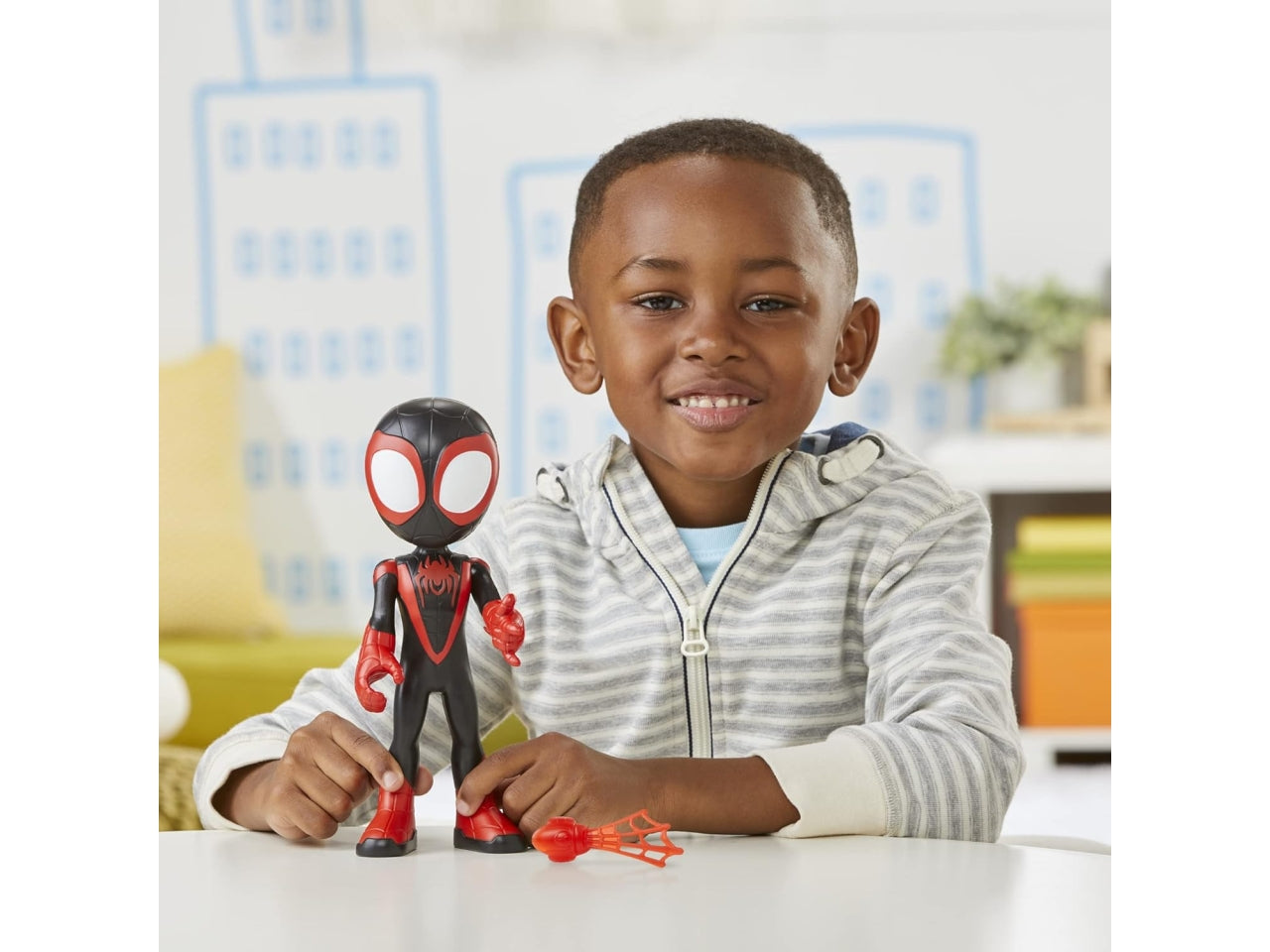 Spidey And His Amazing Friends figura Mega Miles Morales