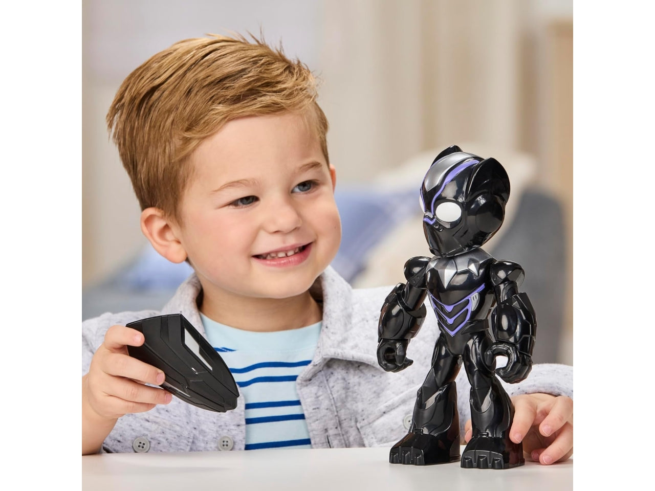 Iron Man And His Awesome Friends Figura Mega Black Panther