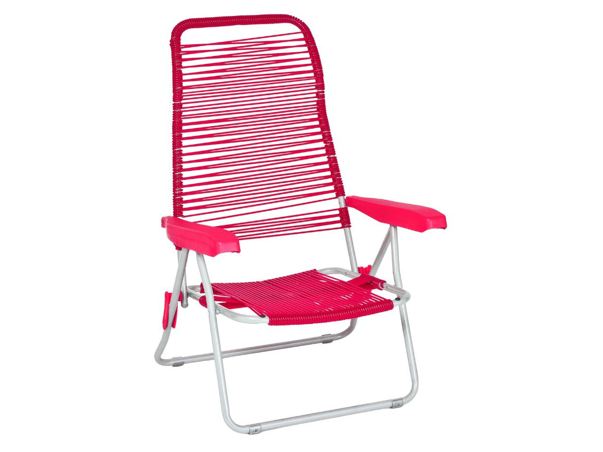Spiaggina marina alu cordonata in alluminio turchese 95x63x62cm