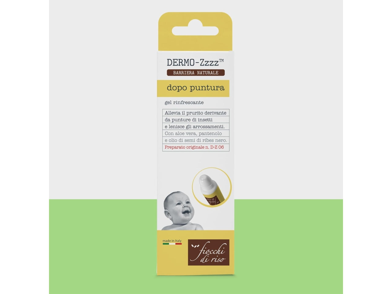 Fiocchi di riso Dermo-zzz dopo puntura gel rinfrescante 14ml $