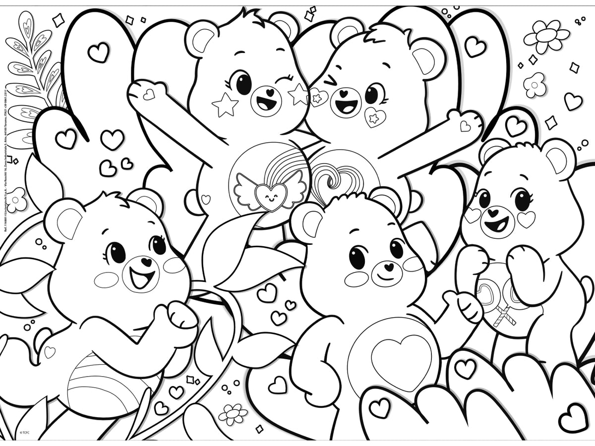 Care bears puzzle df maxi floor 24