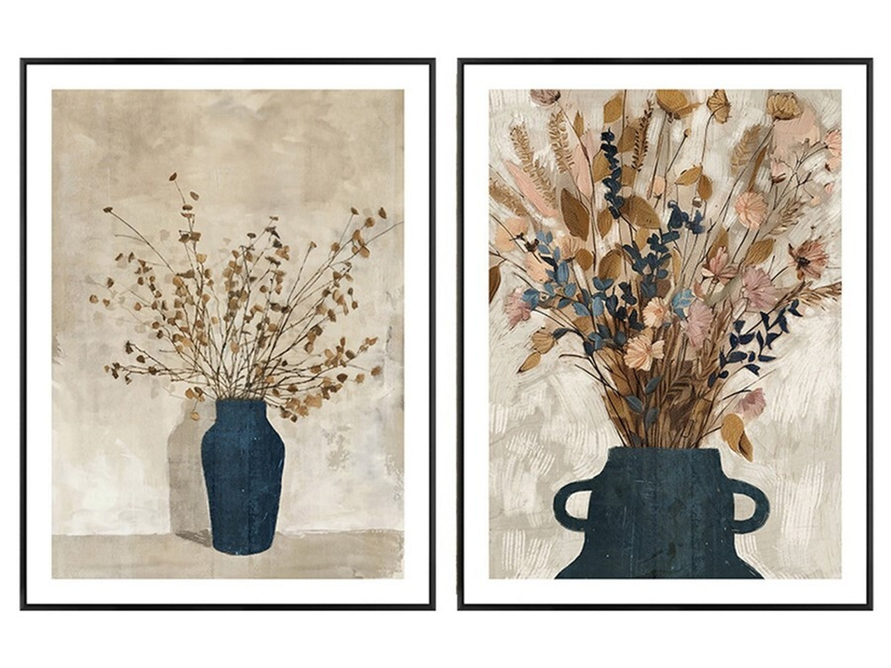 Quadro con telaio 45x60x2,5cm in 2 assortimenti