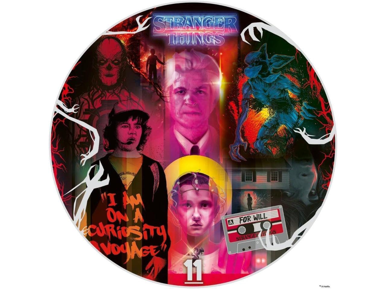 Puzzle 500pz Stranger Things Round