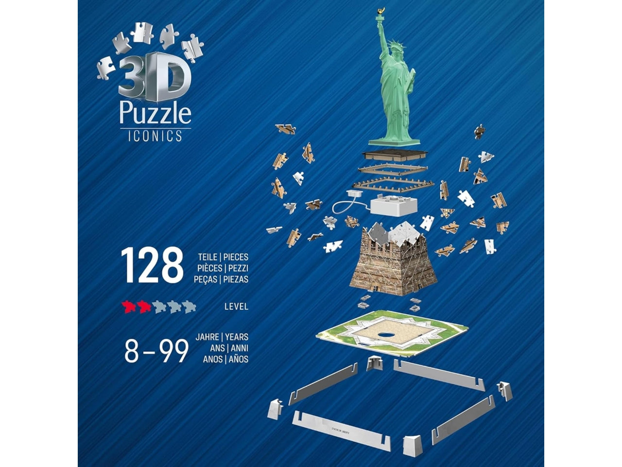 Puzzle 3D Statua della LibertÃ